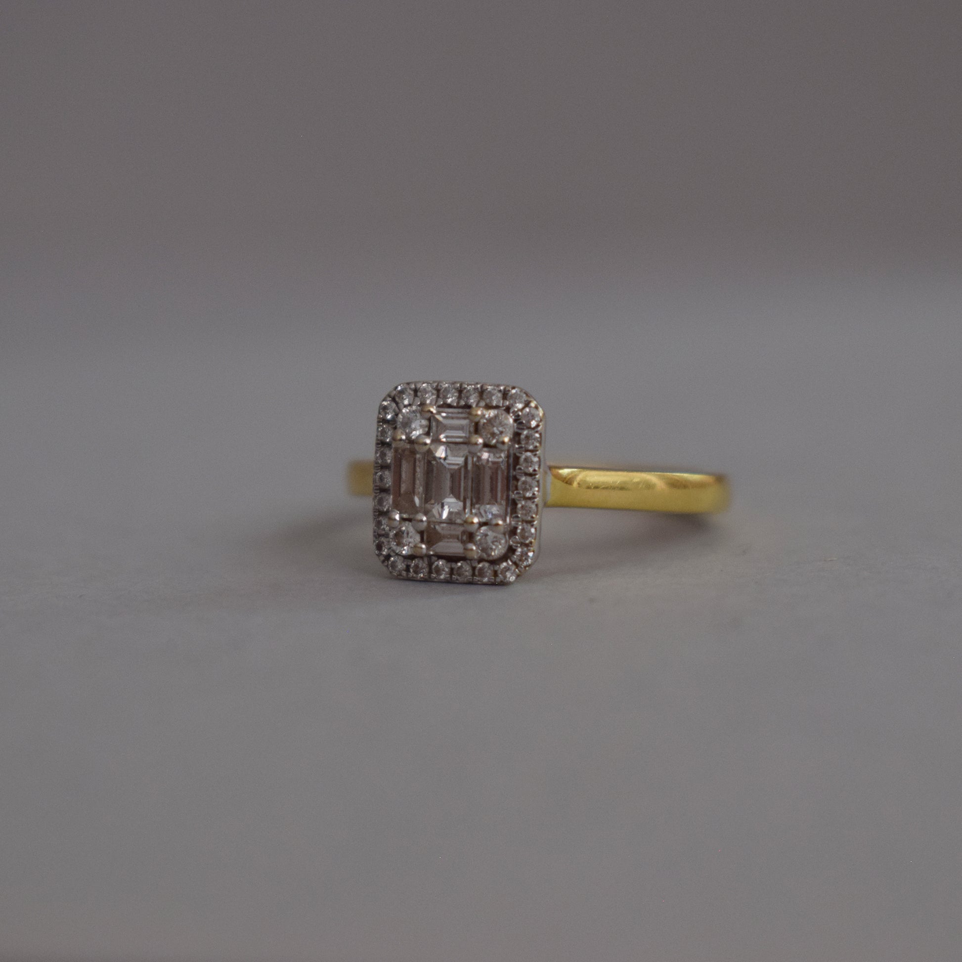 Baguette Diamond 18ct Gold Ring