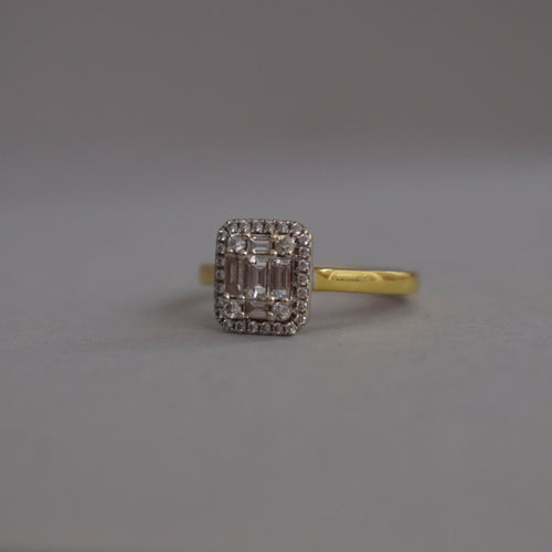 Baguette Diamond 18ct Gold Ring