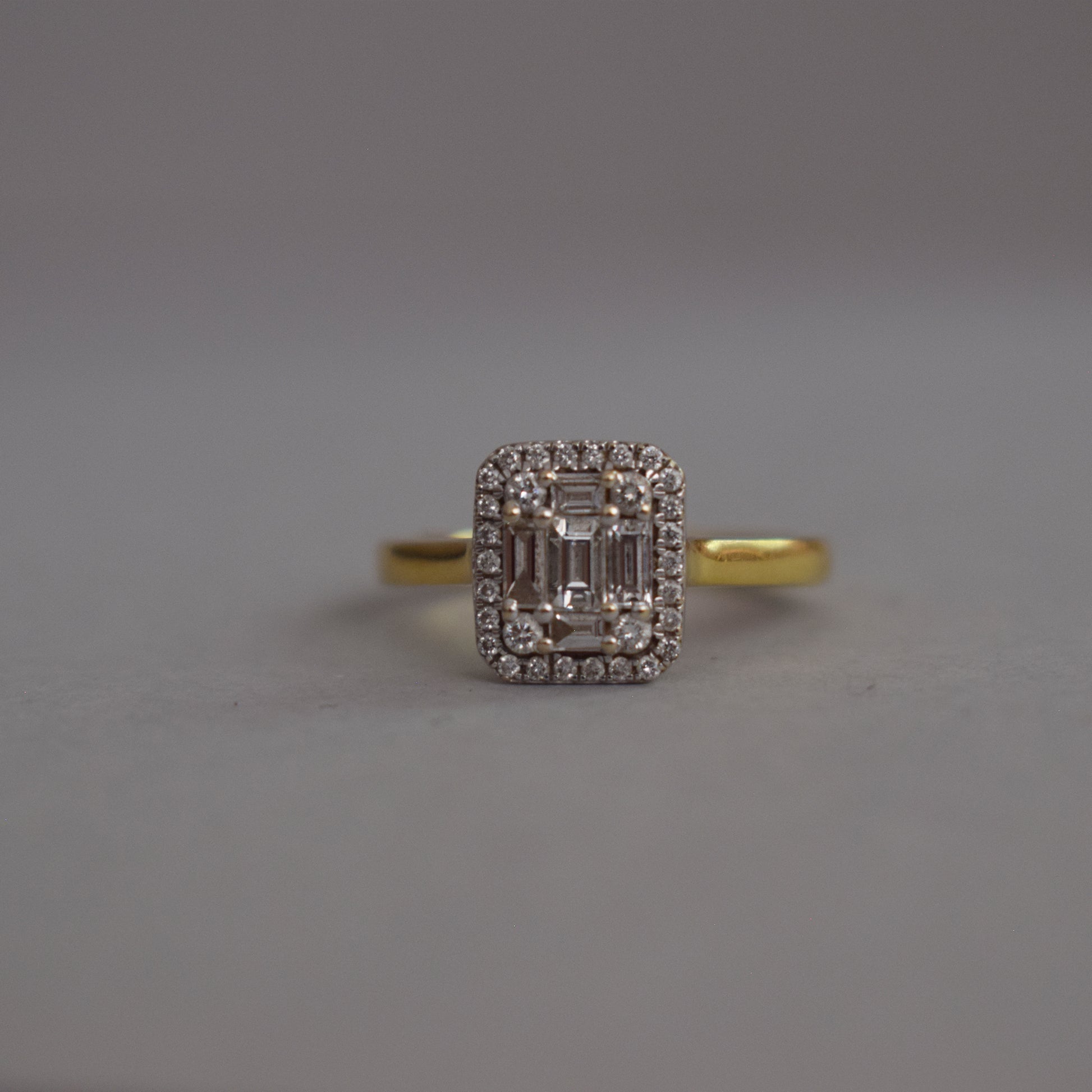 Baguette Diamond 18ct Gold Ring