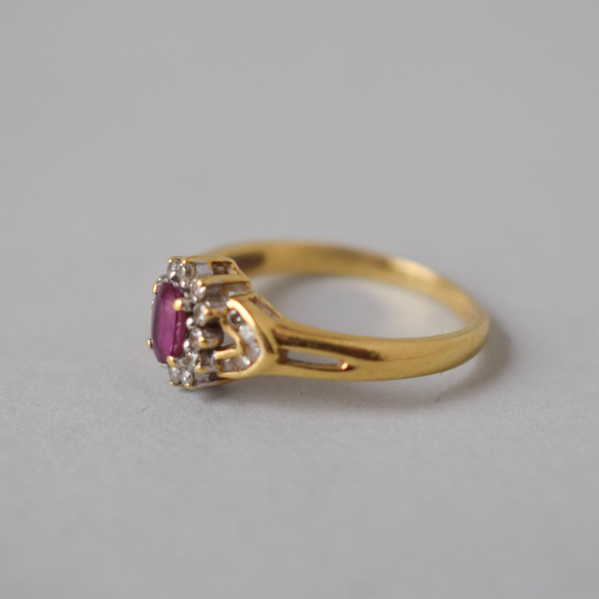 Ruby and Diamond 18ct Gold Ring