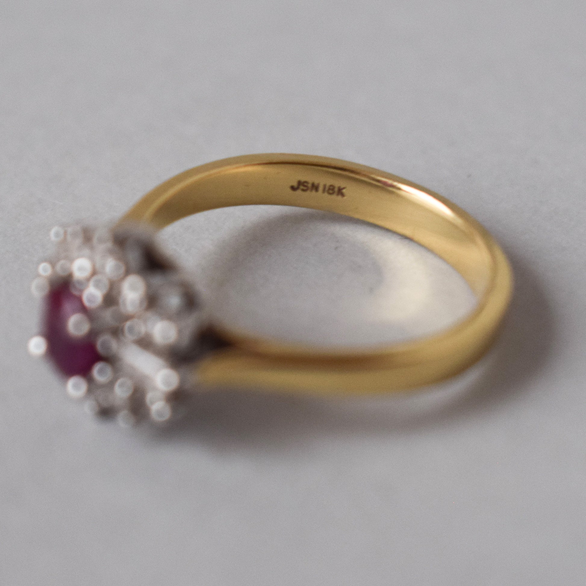 Ruby and Diamond 18ct Gold Ring